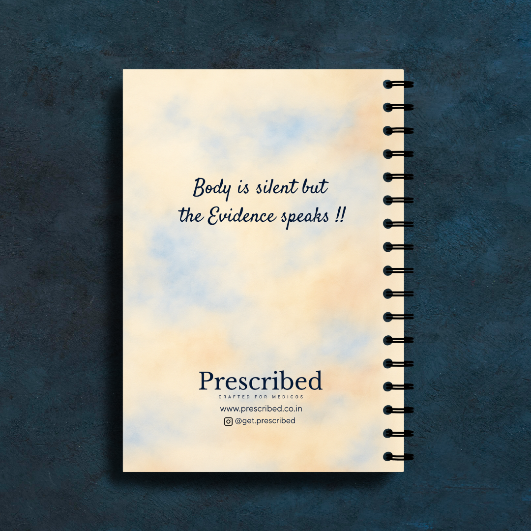 Forensic Medicine Notebook – Subject-Themed A4 | Prescribed