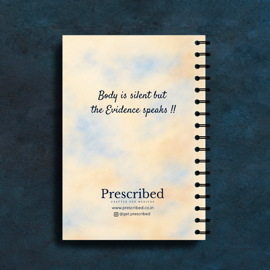 Forensic Medicine Notebook – Subject-Themed A4 | Prescribed