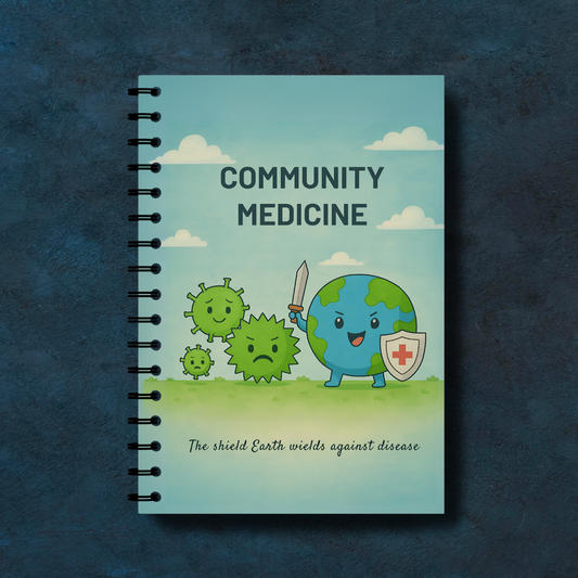Community Medicine Notebook – Subject-Themed A4 | Prescribed