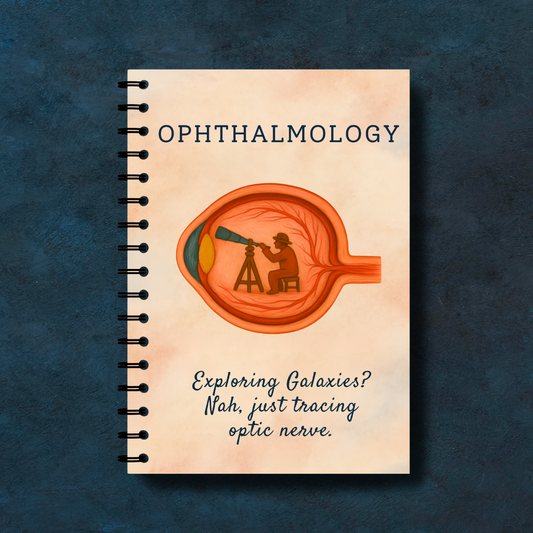 Ophthalmology Notebook – Subject-Themed A4 | Prescribed